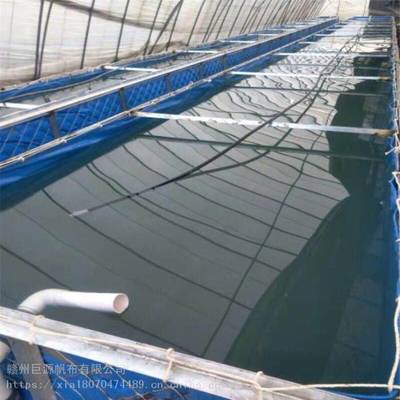 水产养殖新科技工厂化帆布水池效益好反季节收成大虾上市